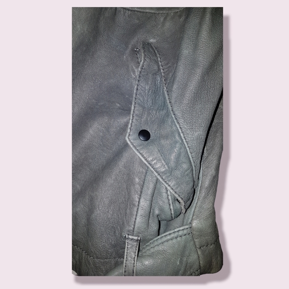 G-STAR RAW Lara Cropped Biker Jacket (Lambskin Leather) - Picture 6 of 10